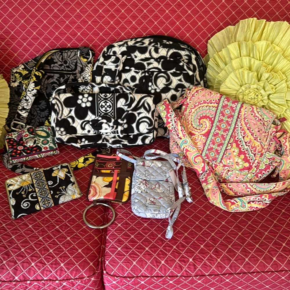 Set of Vera Bradley Purses and wallets.